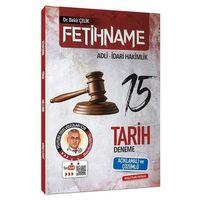 Adli İdari Hakimlik FETİHNAME Tarih 15 Deneme Çözümlü Bekir Çelik