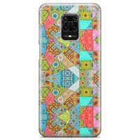 Xiaomi Redmi Note 9S Kılıf Yeşil Vintage Arka Kapak Koruma Desenli Full Koruyucu