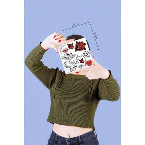 Güller Geçici Dövme,Geçici Tattoo ,Vücut Dövme,Kol Bilek Dövme,Boyun Dövme,Sırt Dövme