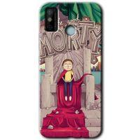Tecno Spark 6 Go Kılıf HD Desen Baskılı Arka Kapak - Morty + Kırılmaz Cam