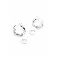 İnci Küpe - Gümüş