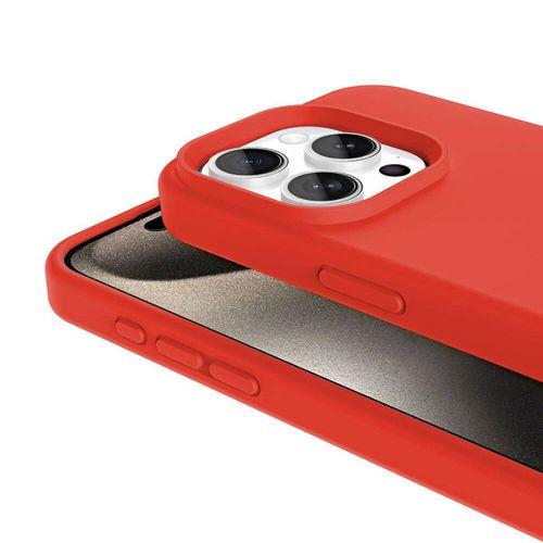 Apple iPhone 15 Pro Kılıf M-safe Şarj Özellikli Sıvı Teknolojili Silinebilir Sert Zore Kivi Kapak