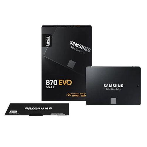 250GB SAMSUNG 870 560/530MB/s EVO MZ-77E250BW SSD