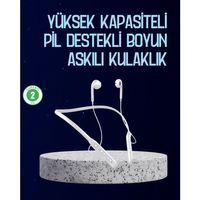 Usb Şarjlı Uzun Ömürlü Boyun Askılı Bluetooth Kulaklık