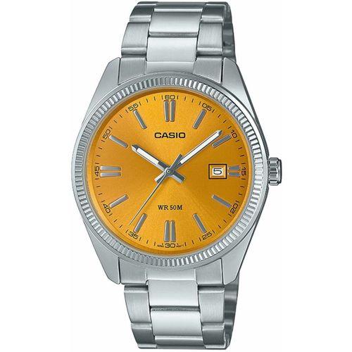 Casio MTP-1302PD-9AVEF Quartz Çelik Gri Sarı Kadran 39 mm Erkek Kol Saati
