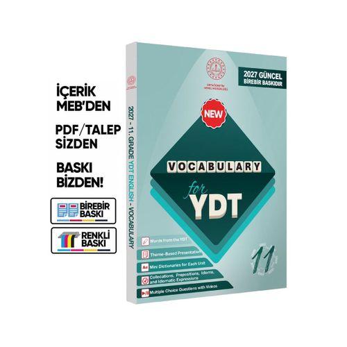 2027 YDT MEBİ İngilizce 11 Sınıf Vocabulary Kelime Bilgisi Soru Bankası Kitabı Çözümlü BASKI ÜCRETİ