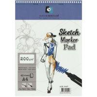 ALEX SPİRALLİ SKECTH MARKER PAD (A4) 200 gram 40 Yaprak (ALEX-0427)