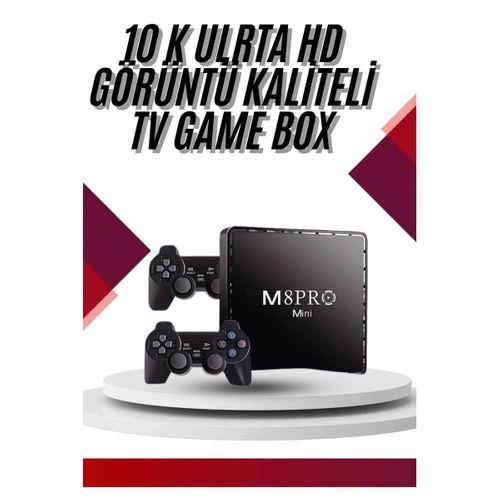 10k Ultra Hd Video Oyun Konsolu Android Tv Box 2.4g Game Stick