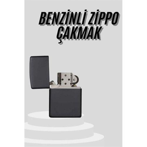 Çakmak Parlak Siyah Doldurulabilir Hedyelik Eşya