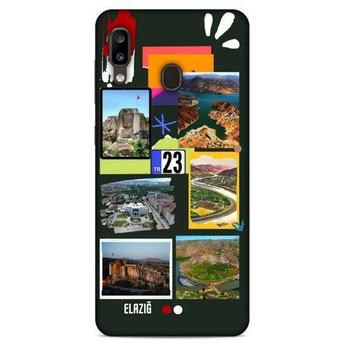 Lopard Samsung Galaxy A20 Uyumlu Kılıf Şehirli ※ (23) Elazığ Ultra Koruma Kılıfı