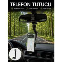 Araç İçi Dikiz Aynası Telefon Tutucu 360° Dönebilen Katlanabilir