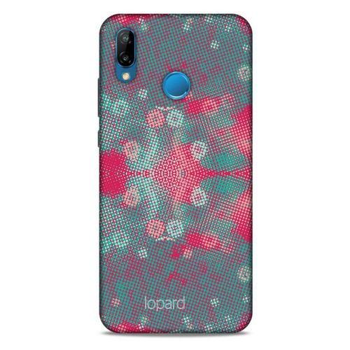 Huawei P20 Lite Kılıf Pastel Renkler (48) Bumper Kılıf Pembe Yeşil