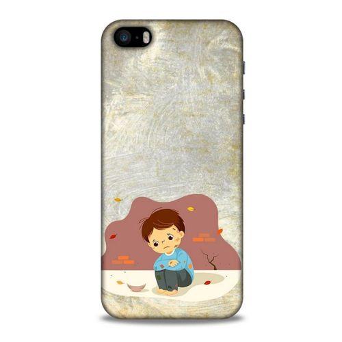 Apple Iphone 5 Kılıf Depresyon (10) Full Koruma Kılıfı Yeşil Turuncu