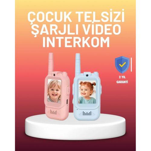 Ekranlı Walkie Talkie Oyuncağı Ses Ve Görüntü Destekli