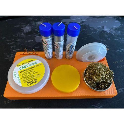 Gridfinity Lehimleme Ekleri 3D Baskı (Bu ürün Sadece Plastik parçadır - Almadan Önce Soru Sorabilirsiniz)