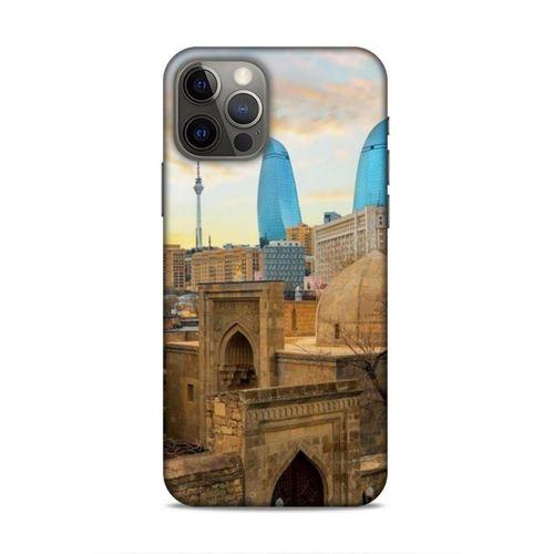Apple iPhone 12 Pro Uyumlu Kılıf Azarbaijan (11) Tam Koruma Ateş Kuleleri