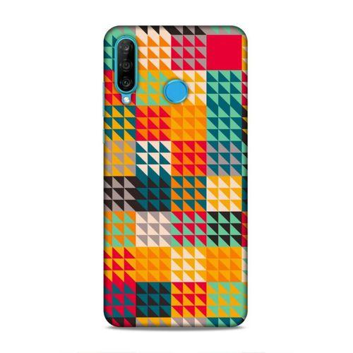 Huawei P30 Lite Uyumlu Kılıf Insomnia (19) Kılıfları Turuncu