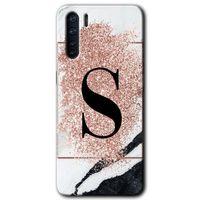 OPPO Oppo A91 Kılıf HD Baskılı Desen + Hayalet Cam Yandan Görünmez