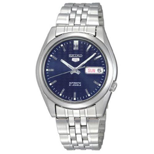 Seıko 5 SNK357K1 Otomatik Çelik Gri Lacivert Kadran 39 mm Erkek Kol Saati