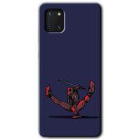MRCİLETİSİM Samsung Galaxy A81 Kılıf Baskılı Kapak - DeadPool 3 +Tam Kaplayan Mat Seramik