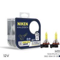 Niken 12V H11 55W Sarı Işık Ampul PG319-2 2800K