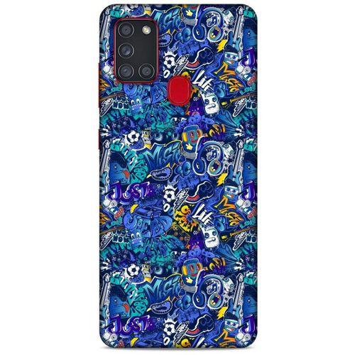 Graffitix (2) Desenli Silikon Kapak Samsung Galaxy A21s Kılıf