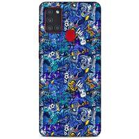 Graffitix (2) Desenli Silikon Kapak Samsung Galaxy A21s Kılıf