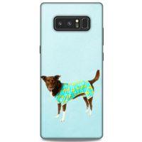 Samsung Galaxy Note 8 Kılıf Köpek Kıyafetleri (48) Bumper Kılıf Fanila