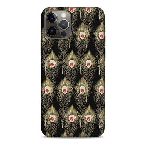 Apple iPhone 12 Pro Kılıf Desenli Özel Seri Tüyler (22) Tam Koruma Kılıfı