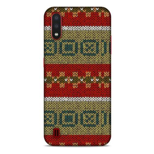 Kazak (48) Desenli Silikon Kapak Samsung Galaxy A01 Kılıf
