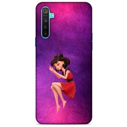 Oppo Realme 6i Kılıf Depresyon (40) Fit Silikon Kılıf Kahverengi Beyaz