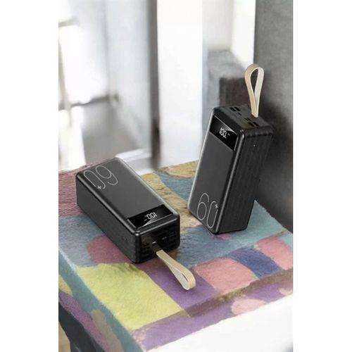 Powerbank 60.000 Mah 4 Portlu Uzun Şarj Süreli Dijital Göstergeli