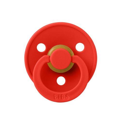 Bibs Colour Kauçuk Emzik 0-6 Ay Candy Apple