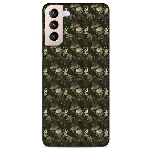 Lopard Samsung Galaxy S21 Plus Uyumlu Kılıf Kamuflaj (80) Silicone Case