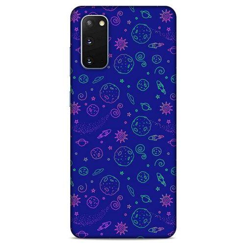 Spacex (36) Tema Glitter Kılıf Samsung Galaxy S20 Kılıf