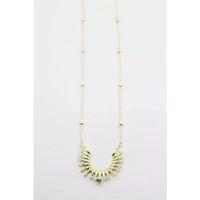 Taşlı Vip Kolye - Altın