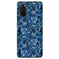 Samsung Galaxy S20 Uyumlu Kılıf Mavi Delisi (41) Tank Kılıf Çiçek