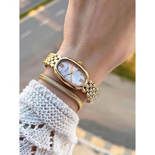 Tom Jones Çelik Kordon Kararma Renk Atma Yapmaz 3 Atm Suya Dayanıklı Kadın Kol Saati BTJ.YN10035.2