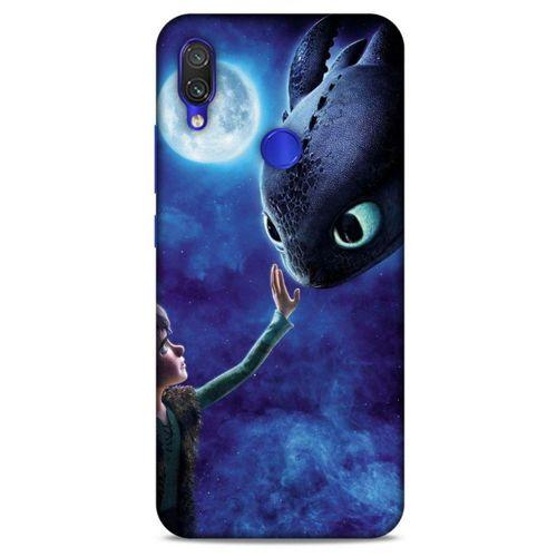 Xiaomi Redmi Note 7 Kılıf Dragons (40) Fit Silikon Kılıf Ejderha Takım Yıldızı