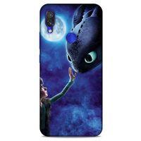 Xiaomi Redmi Note 7 Kılıf Dragons (40) Fit Silikon Kılıf Ejderha Takım Yıldızı
