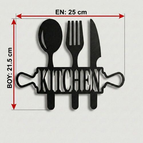 Kitchen Yazılı Mutfak Duvar Dekoru