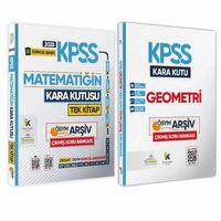 2025 KPSS Kara Kutu Matematik TEK KİTAP ve Geometri Set Çıkmış Soru Bankası Konu Özetli Video/PDF Çözümlü