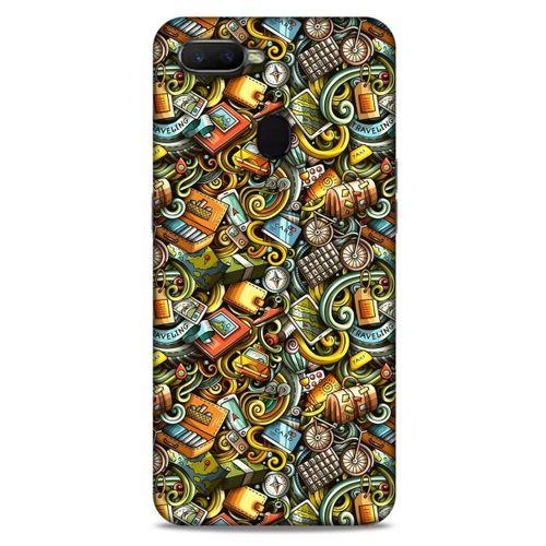 Graffitix (50) Desenli Silikon Kapak Oppo Ax7 Kılıf