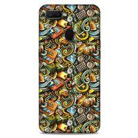 Graffitix (50) Desenli Silikon Kapak Oppo Ax7 Kılıf