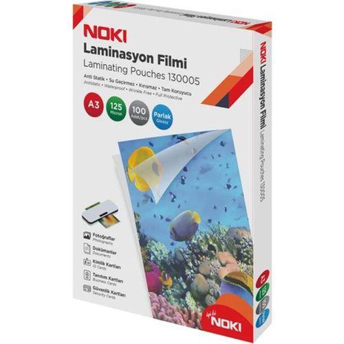 Noki Laminasyon Filmi 125Mic A3 Tekli 10 adet