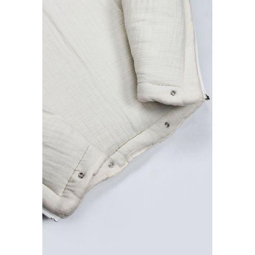 Bistyle Bistyle Fermuarlı Natural Life Pike Battaniye Girl 70113 Ekru