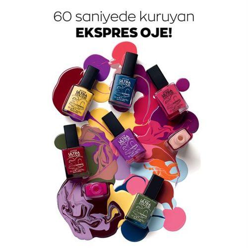 Avon Ultra Colour Tırnak Cilası Oje 10 ml - Power Black