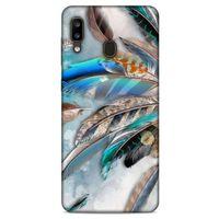 Samsung Galaxy A20 Kılıf Desenli Özel Seri Tüyler (30) Silicone Case