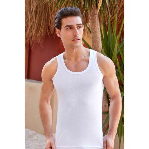 Erkek Formalı Özel Dikiş Pamuklu 3 Lü Atlet Berrak-1020