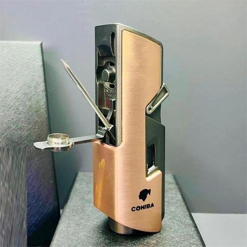 Cohiba CCM0640 Jet Torch Delicili Puro Çakmağı Gold